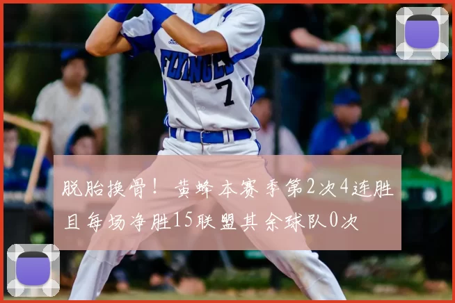 脱胎换骨！黄蜂本赛季第2次4连胜且每场净胜15联盟其余球队0次