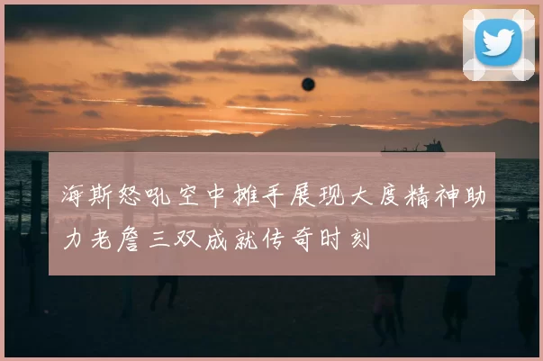 海斯怒吼空中摊手展现大度精神助力老詹三双成就传奇时刻